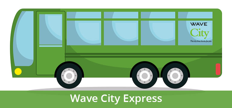 Wave City में शुरू हुई Wave City Express बस सर्विस