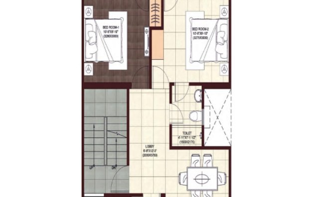 Second Floor Plan (Type I)